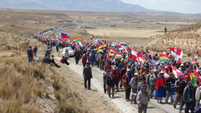 Sivilsamfunnet mobiliserer i Bolivia