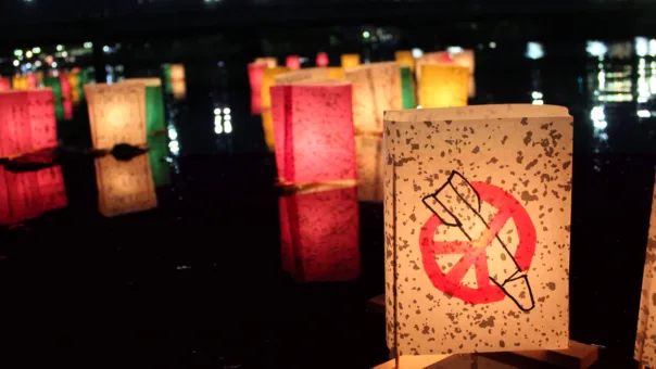Fredslykter i Hiroshima
