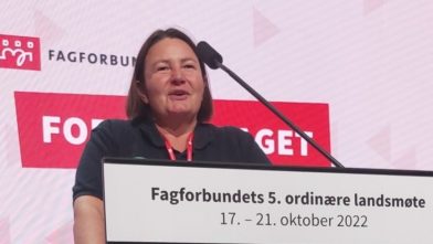 Henriette pa fagforbundets landsmote 2022 nr 2