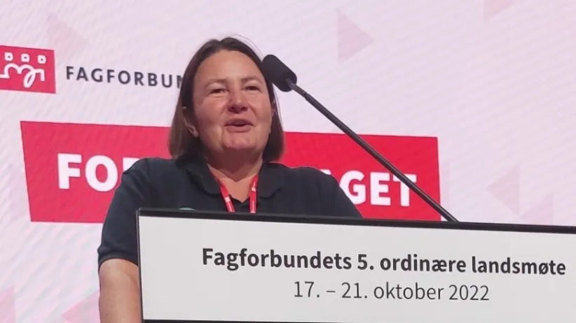Henriette pa fagforbundets landsmote 2022 nr 2