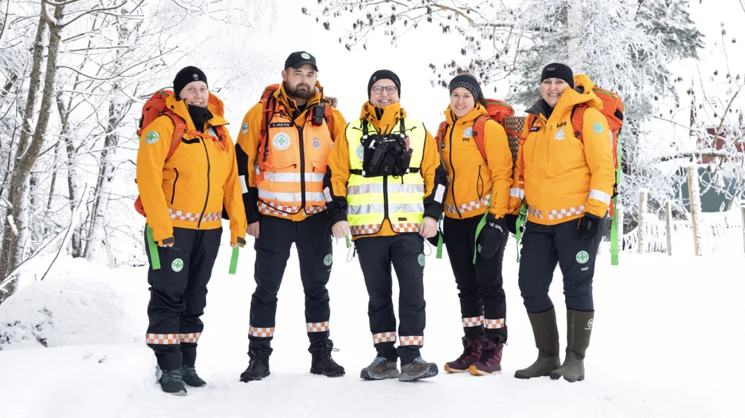 De frivillige i Norsk Folkehjelp Modum har mange års erfaring fra redningstjenesten, selv om laget er nytt.