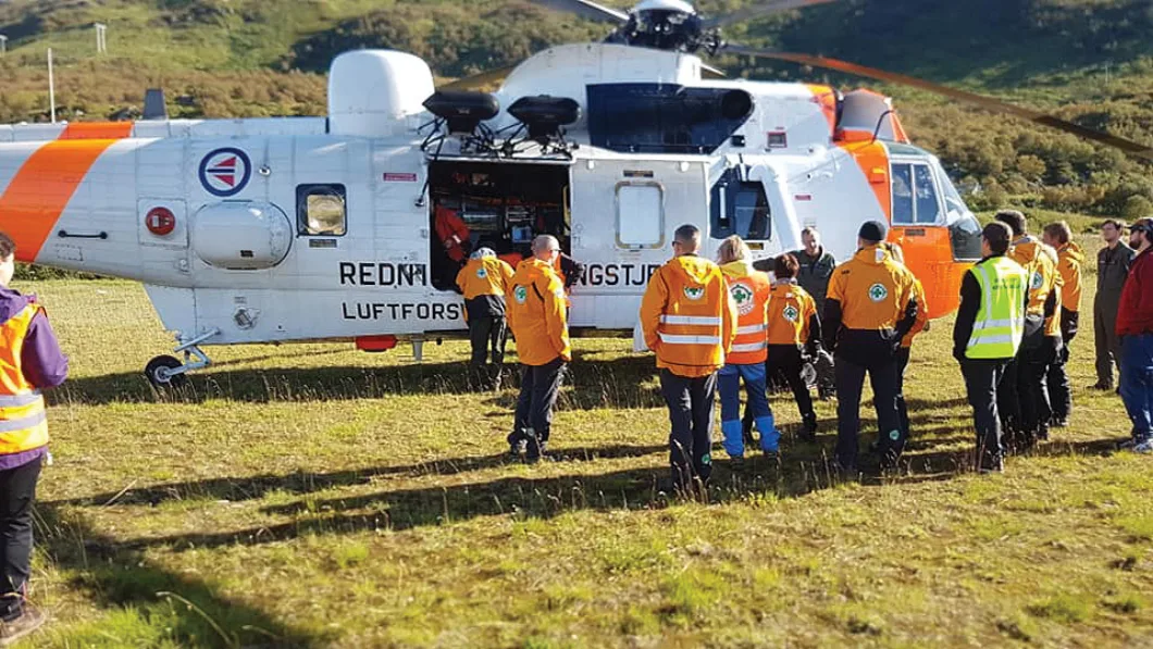 Mannskaper fra Nordreisa og Kvænangen, samt medlemmer fra nyopprettede Arnøya, møtte opp da Norsk Folkehjelp Hasvik inviterte til øvelseshelg på Sørøya i høst. − Våre medlemmer både lærte mye og fikk mye inspirasjon den helga, sier Bengt Simonsen, leder i Norsk Folkehjelp Arnøya.