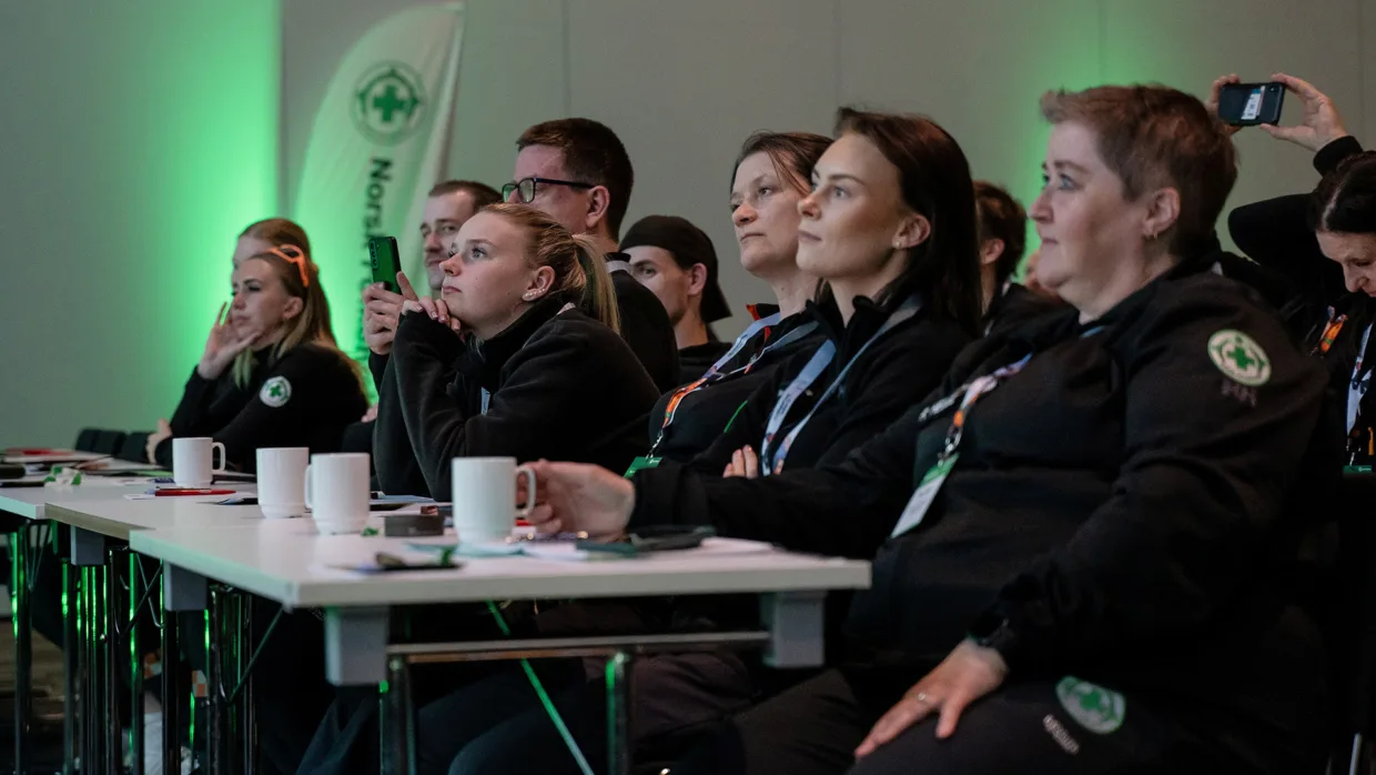 En fullsatt sal fikk høre statssekretærens tale under åpningen av konferansen