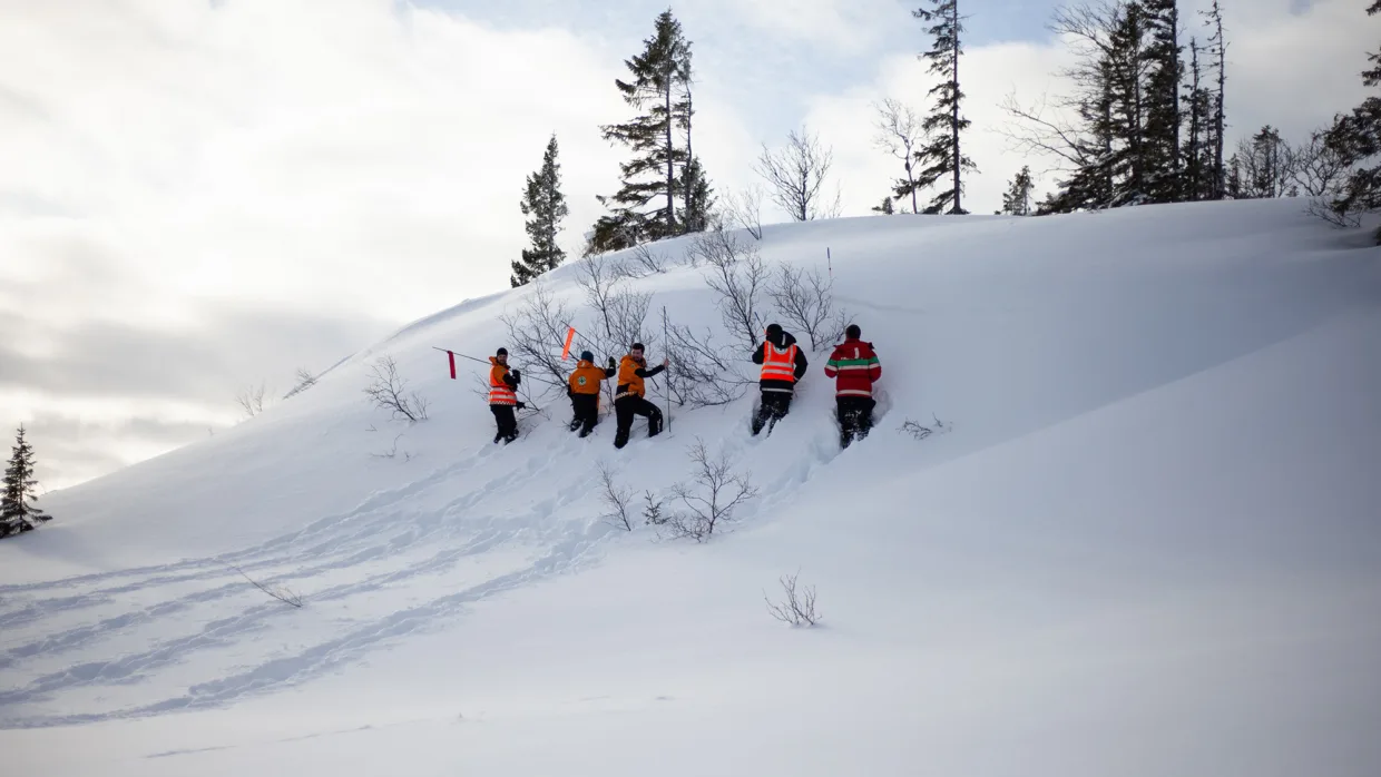 Skredkurset var godt faglig påfyll for frivillige i Meråker og Stjørdal.