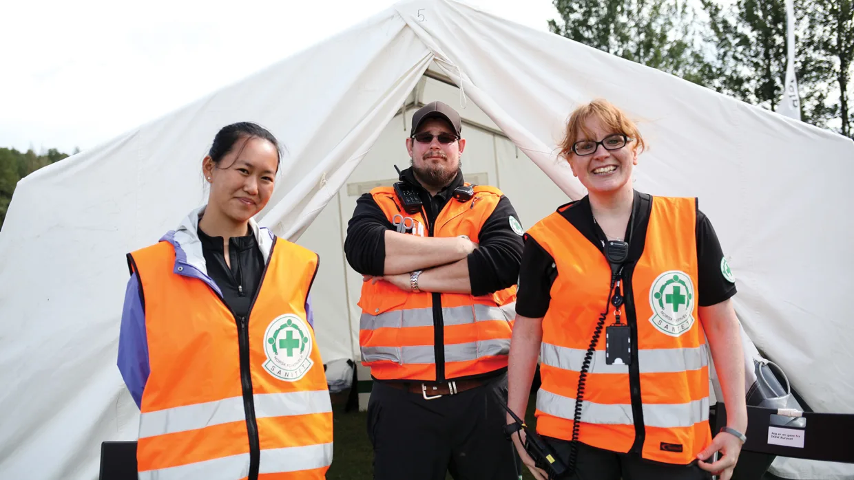 Weilinn Haugene (Norsk Folkehjelp Lørenskog), Robin Bjerke (Norsk Folkehjelp Oslo), Tone Irene Kroken-Weisten (Norsk Folkehjelp Asker og Bærum).
