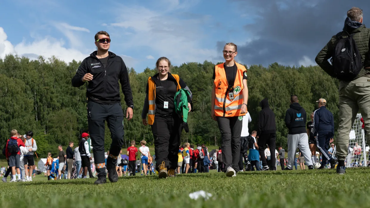 I år måtte 120 mannskaper opp for å være førstehjelpere på Norway Cup.
