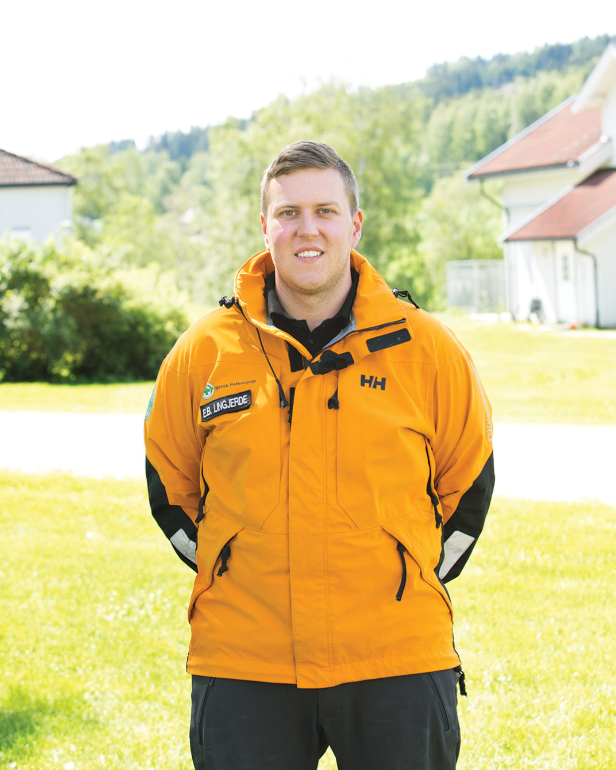 Egil Bjarne Lingjerde er frivillig i Norsk Folkehjelp Årdal