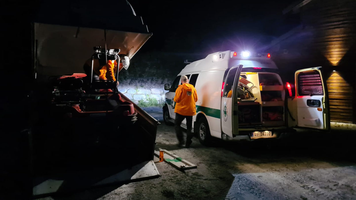 Norsk Folkehjelp Nesset gjør seg klar til nok en redningsaksjon i nærområdet.