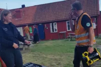 Norsk Folkehjelp Arendal viste fram den nye miniubåten under Arendalsuka.