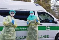 Frivillige i Norsk Folkehjelp Oslo på oppdrag med beredskapsambulanse