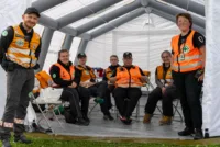 Postene var svært godt bemannet, og mannskapene behandlet mange av skadene nettopp her.