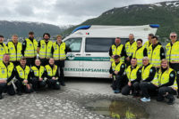 Det første kullet med avanserte førstehjelpere som ble utdannet i Tromsø.