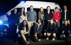 Bakerst fra venstre: Hedda Finsland, Stella Lilletvedt, Andre Holmberg, Lisa Langholen, Fredrik Skinner, Wahab Safi, William Borchgrevink. Foran fra venstre: Naomika Chawat, Shaima Abdelletif, Damian Wulkiewicz, Hazar Uymaz