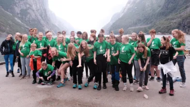 38 ungdommer fra ni lokallag var samlet til årets sommercamp i Lysebotn.