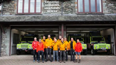 Norsk Folkehjelp er hjertelig velkommen på stasjonen til Langdale/Ambleside Mountain Rescue Team, en av Englands travleste redningsgrupper.