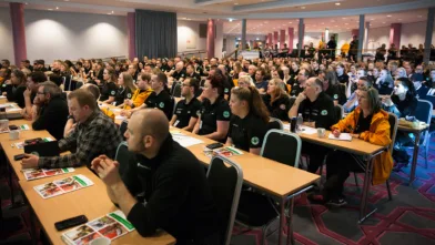 Deltakere fikk blant annet høre hvordan avdelingslederen ved HRS i Sør-Norge tror fremtiden for redningstjenesten ser ut.