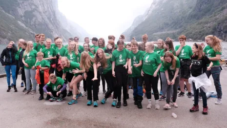 38 ungdommer fra ni lokallag var samlet til årets sommercamp i Lysebotn.