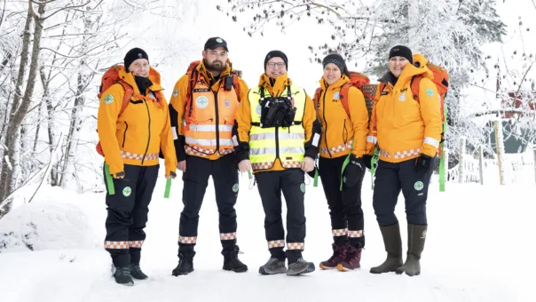 De frivillige i Norsk Folkehjelp Modum har mange års erfaring fra redningstjenesten, selv om laget er nytt.