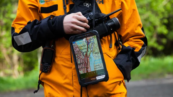 Dagens redningsmannskap har mye utstyr som må lades etter aksjon eller øvelse.