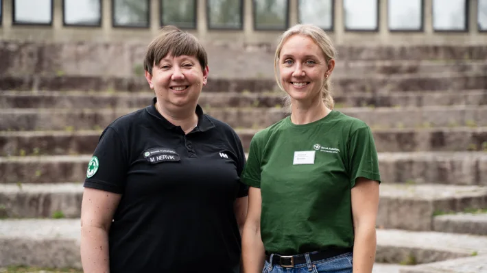 Monica Nervik og Ingrid Aspelund er ledere for hvert sitt sentrale utvalg, og svært positive til å jobbe tettere sammen om beredskapsspørsmål.