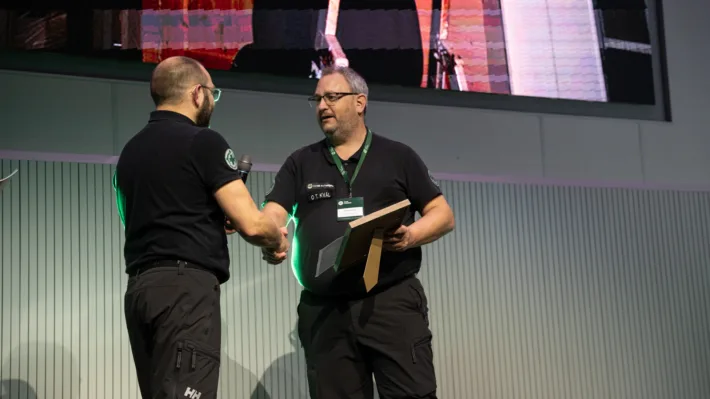 Odd Terje Kvål ble kåret til årets ildsjel på årets fagkonferanse.