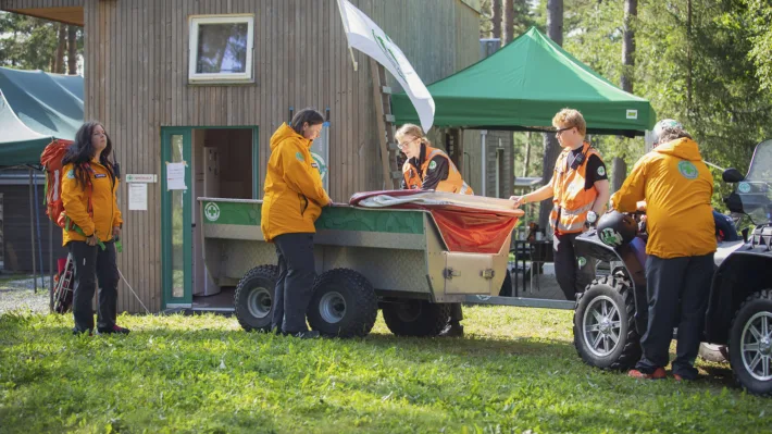 Sanitetstjenesten på Utøya er en tradisjon for mange mannskaper i Norsk Folkehjelp