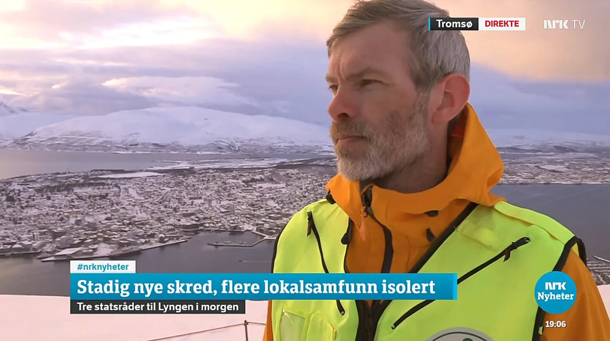 Rådgiver og skredleder i Norsk Folkehjelp, Vegard Standahl Olsen