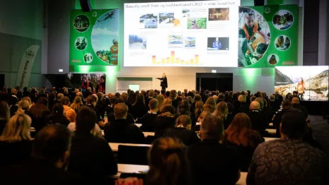 Det var stor interesse for en av hovedforedragsholderne, Kikki Kleiven, som snakket om klimaendringene.