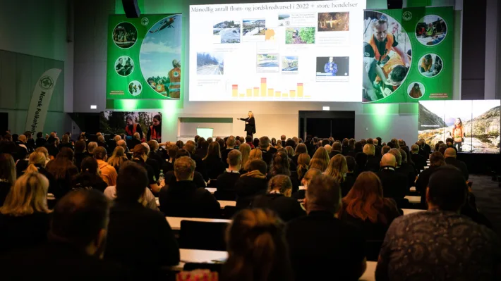 Det var stor interesse for en av hovedforedragsholderne, Kikki Kleiven, som snakket om klimaendringene.