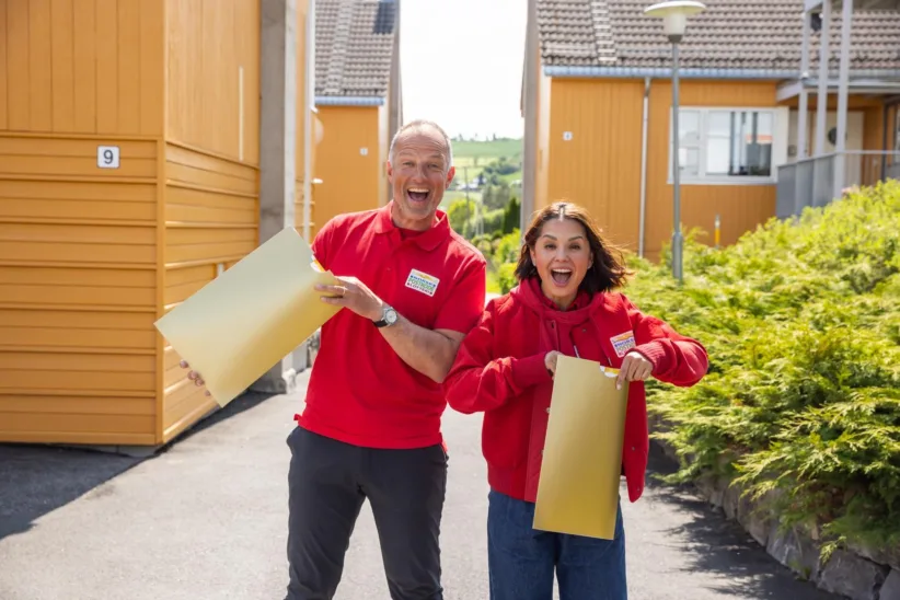 3 0 Tekst til en fast underside for Postkodelotteriet