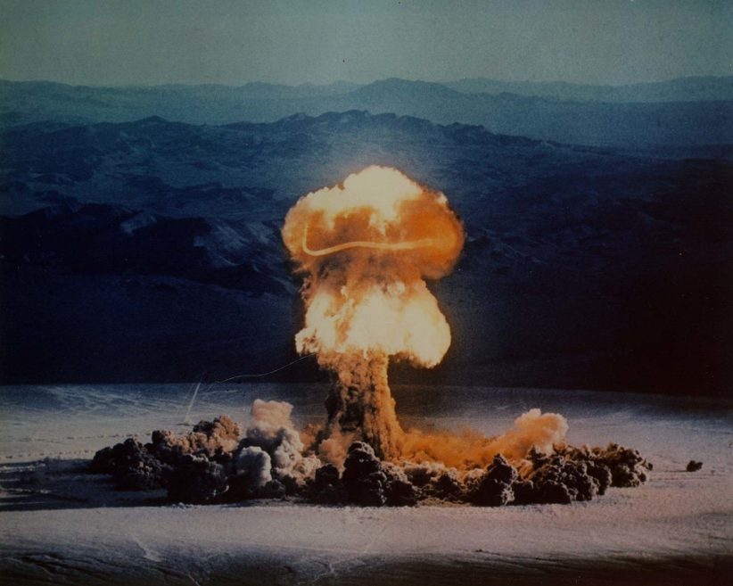 Credit ICAN atomprovesprengning 1957 Nevada