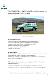 Sluttrapport Sar Cap Page 1