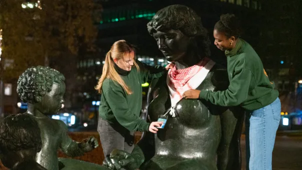 Palestinaskjerfaksjon 2023 Oslo Solidaritetsungdom 01