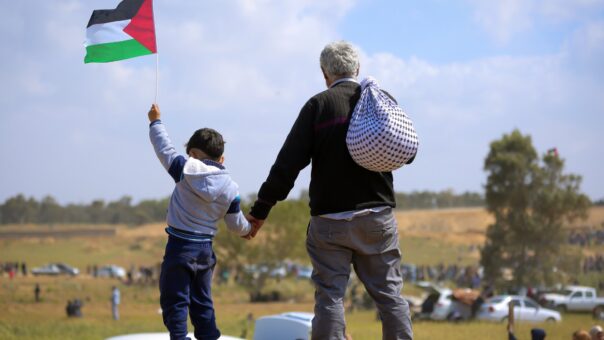Solidaritet med det palestinske folk Poster A3 Landscape 4