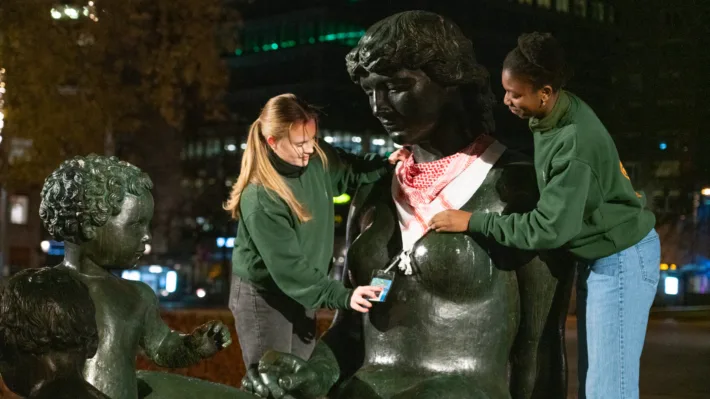 Palestinaskjerfaksjon 2023 Oslo Solidaritetsungdom 01