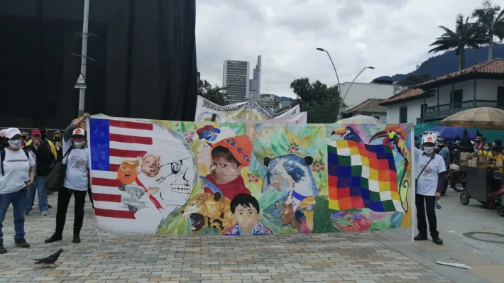 Fra hovedstaden Bogotá.